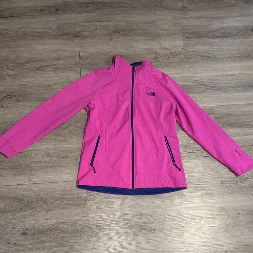 The North Face Vibrant Pink Full-Zip Jacket